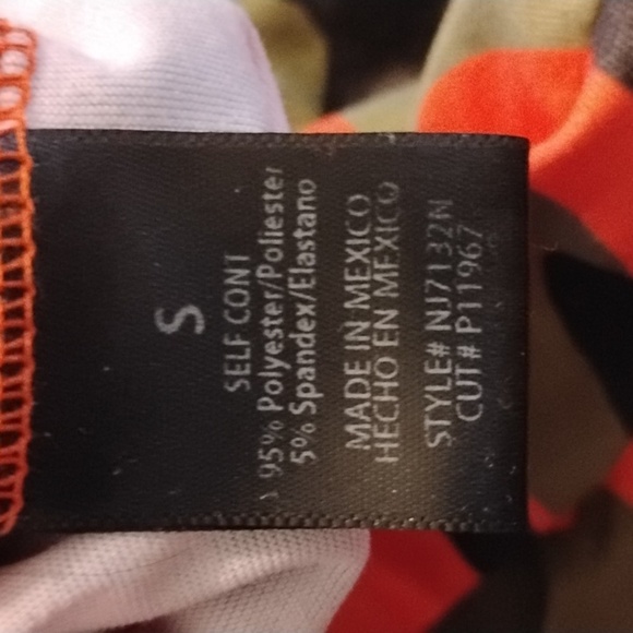 Fashion Nova Woman's Camo Jumpsuit with Orange Trim, Size: S - Picture 8 of 9